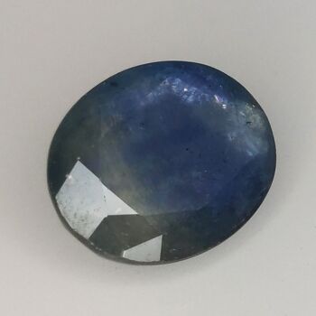Saphir Bleu 3.93ct taille ovale 11.0x8.7mm 5