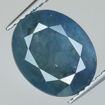 Saphir Bleu 4.45ct taille ovale 10.6x8.7mm