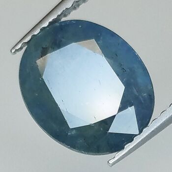 Saphir Bleu 4.45ct taille ovale 10.6x8.7mm 3