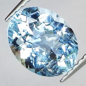 1.73ct Aigue-Marine Ovale Coupe 8.9x7x4.8mm 2