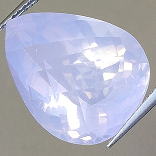 13.46ct Amatista Lavanda Talla Pera con Damero