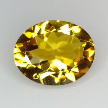 3.72ct Citrine taille ovale 12x9mm 1pc 5