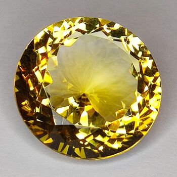 24.79ct Citrine coupe ronde 20x20mm 4