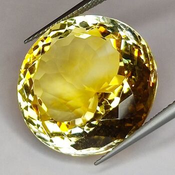 24.01ct Citrine coupe ronde 20x20mm 2