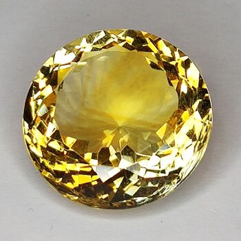 24.01ct Citrine coupe ronde 20x20mm 4
