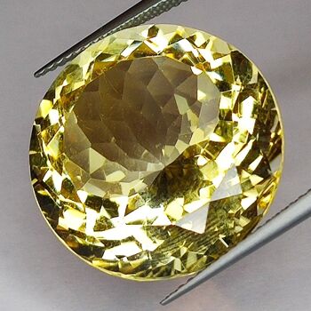 24.42ct Citrine coupe ronde 20x20mm 2
