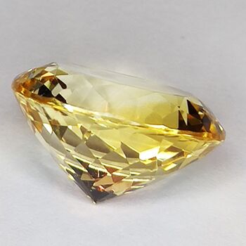 24.42ct Citrine coupe ronde 20x20mm 6