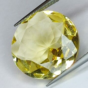 10.16ct Citrine coupe ronde 16x16mm 2