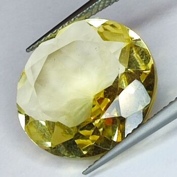 10.16ct Citrine coupe ronde 16x16mm 3
