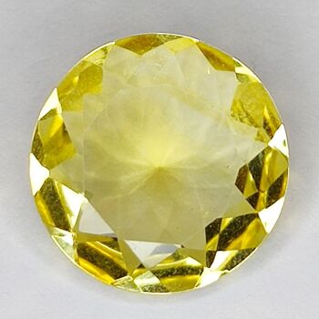 10.16ct Citrine coupe ronde 16x16mm 4