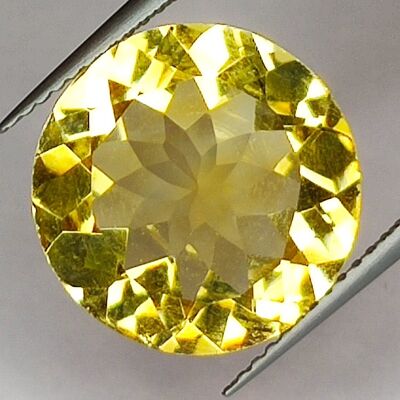 6.99ct Citrine coupe ronde 14x14mm