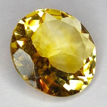6.99ct Citrine coupe ronde 14x14mm 5
