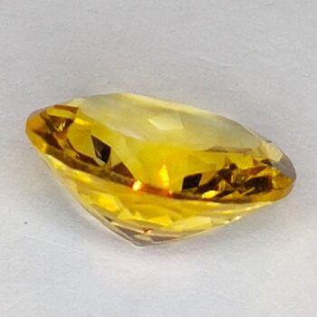 6.99ct Citrine coupe ronde 14x14mm 6