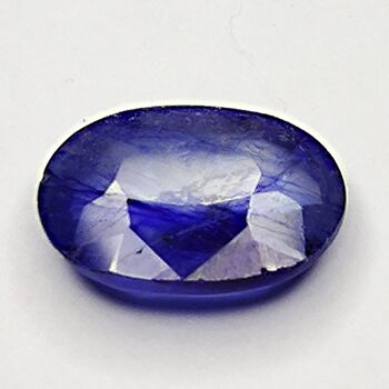 Saphir Bleu 2.06ct taille ovale 9.6x6.8mm 5