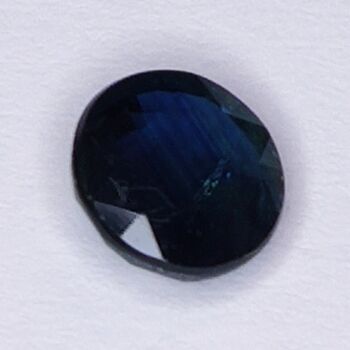 Saphir Bleu 0.89ct taille ronde 5.7x5.7mm 4