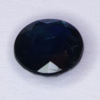 Saphir Bleu 0.89ct taille ronde 5.7x5.7mm 5