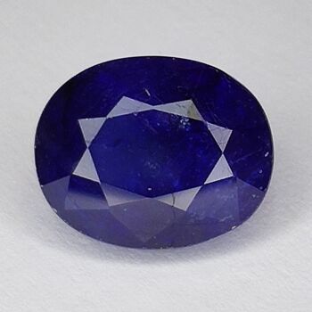 Saphir Bleu 9.99ct taille ovale 12.7x10.4mm 4