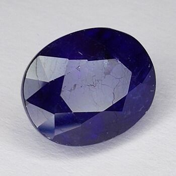 Saphir Bleu 9.99ct taille ovale 12.7x10.4mm 5