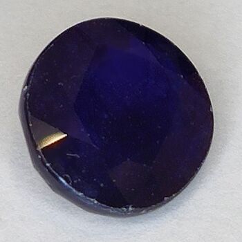 Saphir Bleu 8.91ct taille ovale 12.6x11.4mm 5