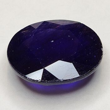 Saphir Bleu 8.63ct taille ovale 13.5x12.4mm 6
