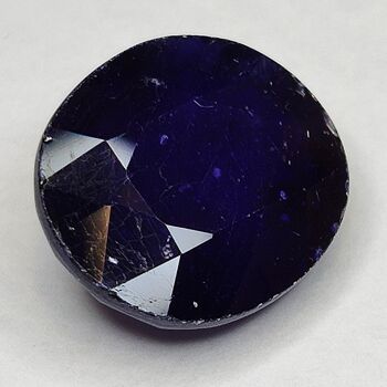 Saphir Bleu 17.24ct taille ovale 15.9x14.0mm 5
