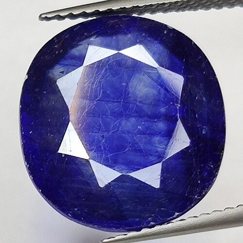 10.51ct Zafiro Azul talla oval 14.3x12.8mm