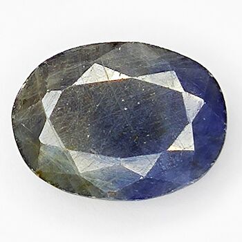 Saphir Bleu 6.25ct taille ovale 12.9x9.6mm 4