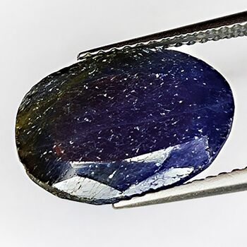 Saphir Bleu 8.35ct taille ovale 14.2x10.0mm 2