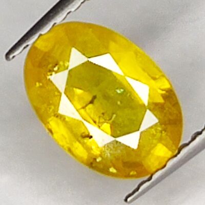 1.48ct Yellow Sapphire oval cut 8.3x5.8mm