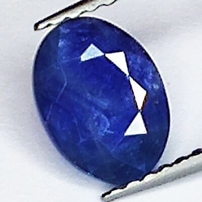 Saphir Bleu 1.60ct taille ovale 7.9x5.9mm