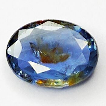 Saphir Bleu 0.80ct taille ovale 6.8x5.0mm 4