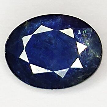 Saphir Bleu 1.45ct taille ovale 7.9x6.0mm 4