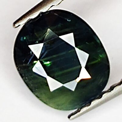 1,04 ct Blauer Saphir im Ovalschliff, 6,5 x 5,6 mm