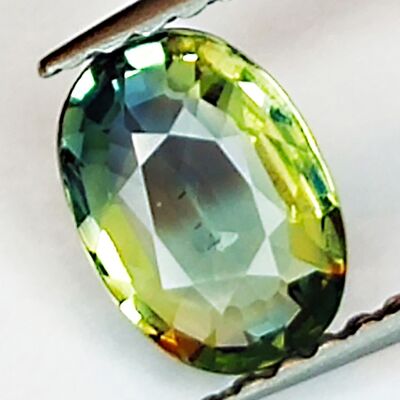 0.79ct Green Sapphire oval cut 7.0x5.0mm