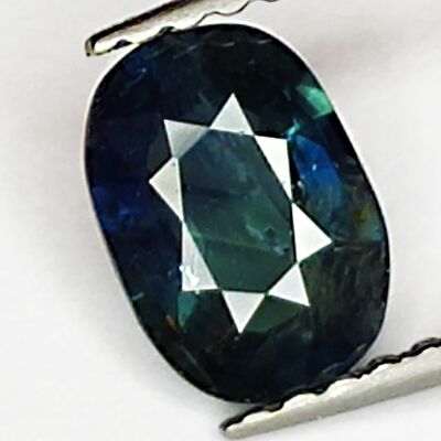 0,96 ct Blauer Saphir im Ovalschliff, 7,0 x 4,9 mm