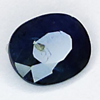 Saphir Bleu 0.83ct taille ovale 6.0x5.0mm 5