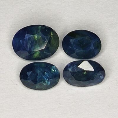 2.17ct Blue Sapphire oval cut 6.0x4.5mm 4pz