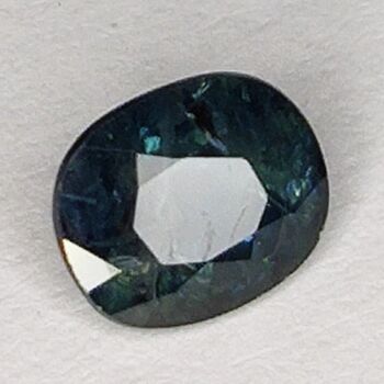 Saphir Bleu 1.05ct taille ovale 6.3x5.3mm 5