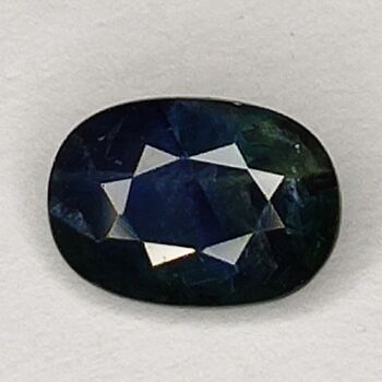 Saphir Bleu 1.11ct taille ovale 7x5mm 3