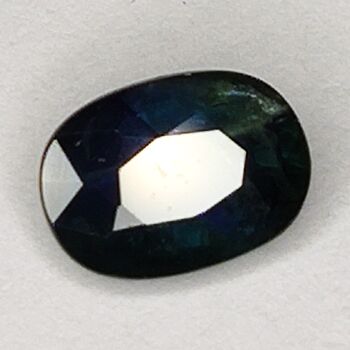 Saphir Bleu 1.11ct taille ovale 7x5mm 4