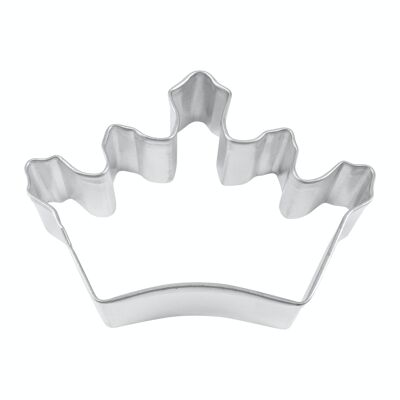 Cortador de galletas estañado con corona de coronación