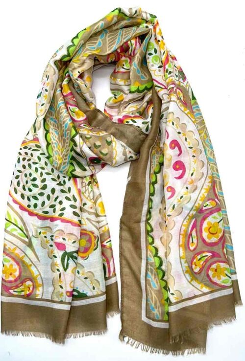 Foulard fin XT-15 Beige