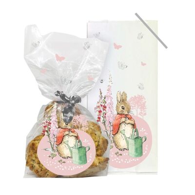 Beatrix Potter™ Flopsy Bunny Cello-Leckerli-Taschen mit Drehbändern