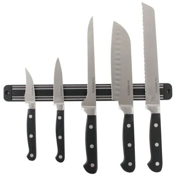 Barre aimantée pour couteaux et ustensiles en métal Nirosta Divers 2