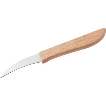 Couteau de cuisine éplucheur manche en bois Nirosta 1