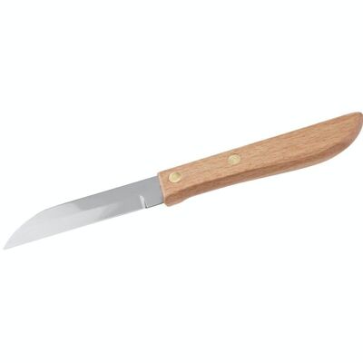 Paring knife wooden handle 7.5 cm blade Nirosta Country
