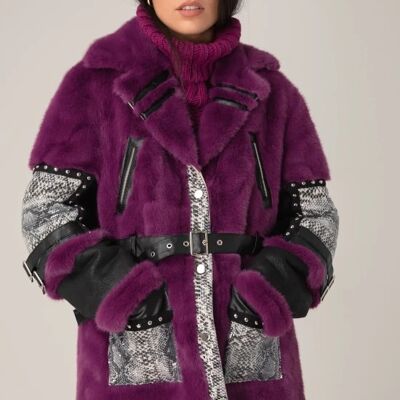 Sulya Coat - Purple