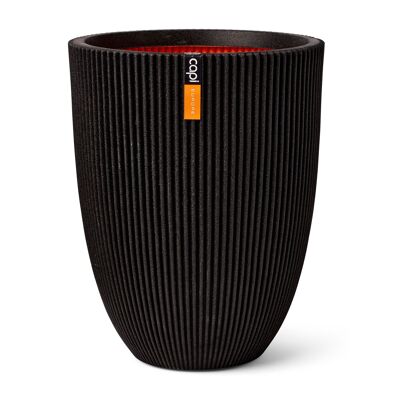 Vase elegant low Groove NL