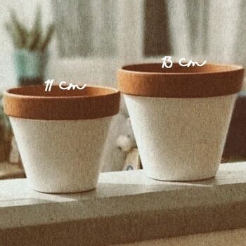 Pot de fleur, cache-pot "J'ai du pot de t'avoir ♥", Cadeau original Plant Addict, Plant Lover, Amour, Amitié 4