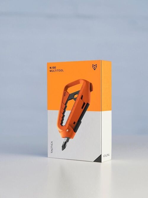 Kit Multi-outils - 17 utilisations - Orange - Tactica Gear M100
